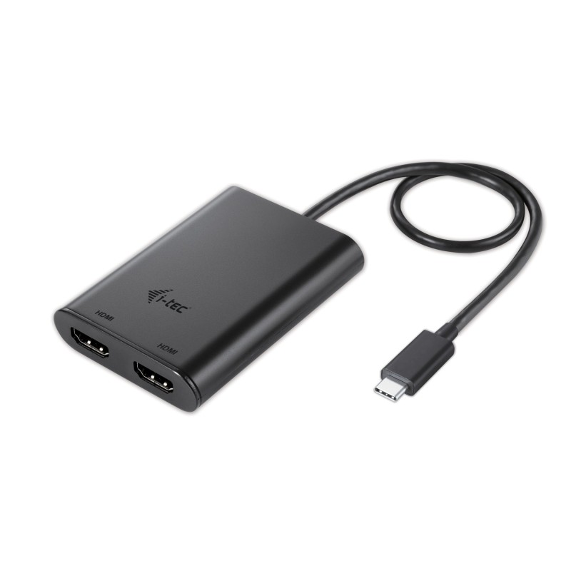 i-tec C31DUAL4KHDMI USB graphics adapter 3840 x 2160 pixels Black